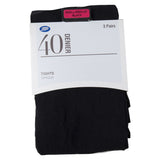 Boots 3PP 40 Den Opaque Tights Black - McGrocer