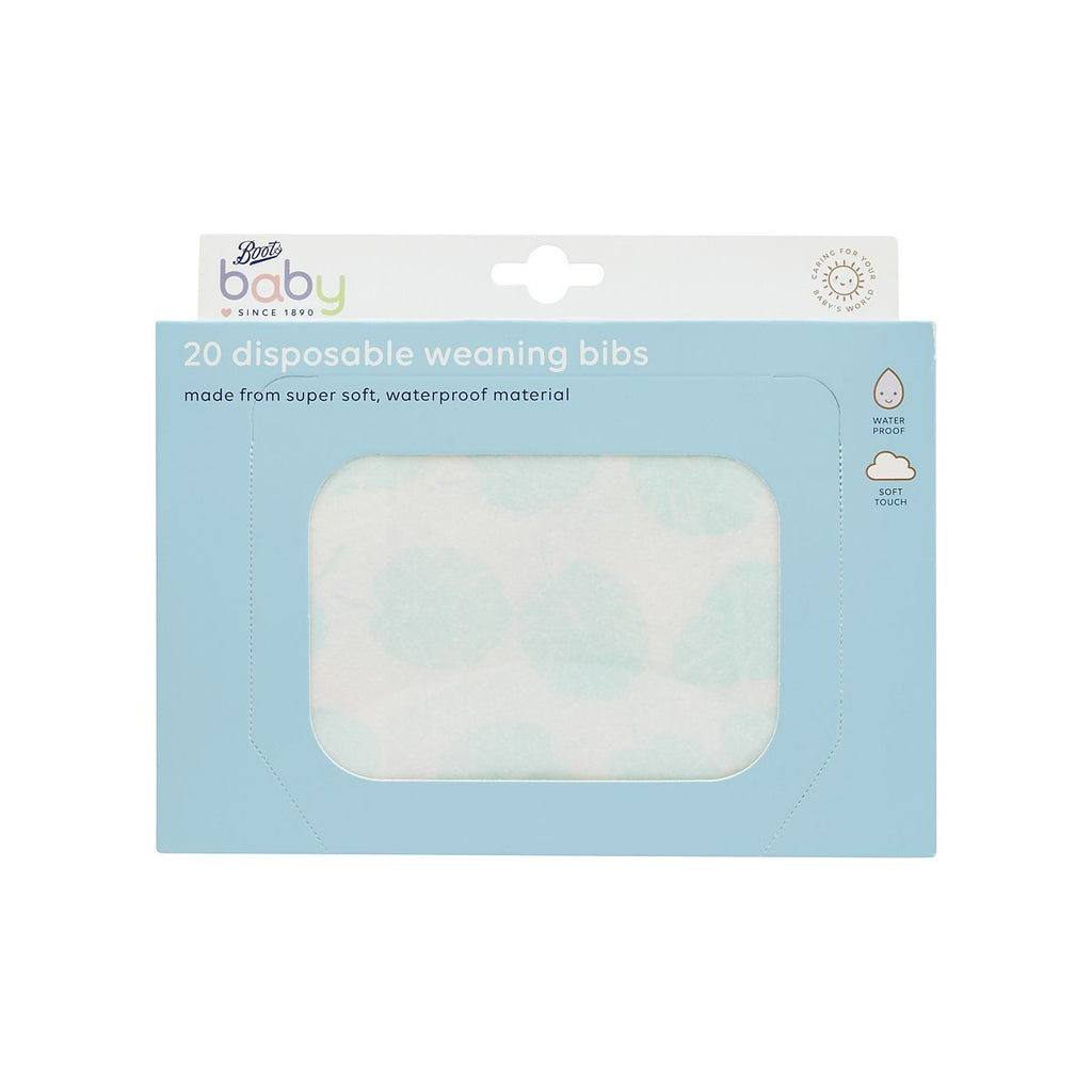 Boots Baby 20 Disposable Weaning Bibs