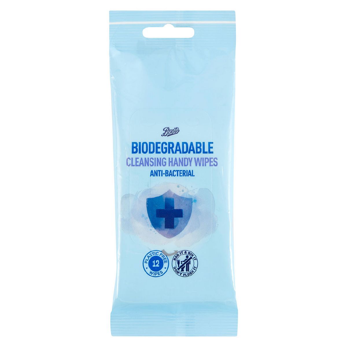 Boots Biodegradable Antibacterial Handy Wipes 12 Pack - McGrocer