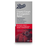 Boots Chesty Cough & Congestion Relief Oral Solution - 120ml - McGrocer