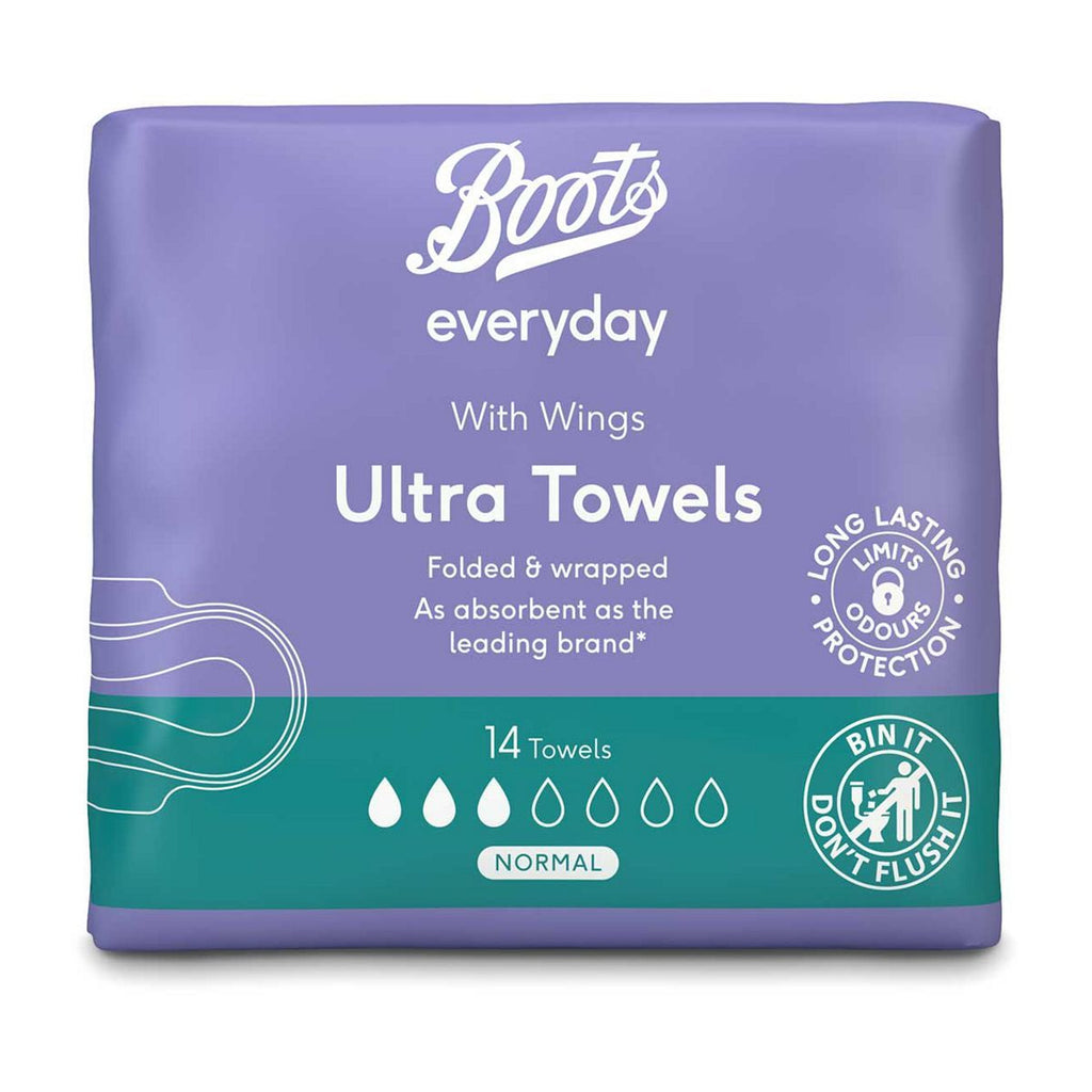 Boots Everyday Ultra Towels Normal Wing 14s