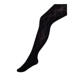 Boots Fashion Diamond Opaque Tights Black - McGrocer
