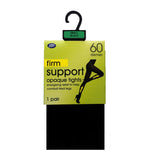 Boots Firm Support 60 Denier Opaque Tights 1 pair pack Black Small - McGrocer