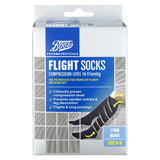 Boots Flight Socks Compression Level 14-17mmHg Size 6-9- 1 Pair