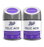 Boots Folic Acid Bundle: 2 x 180 Tablets (1 year supply) - McGrocer