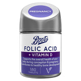 Boots Folic Acid + Vitamin D Tablets - 180 Tablets