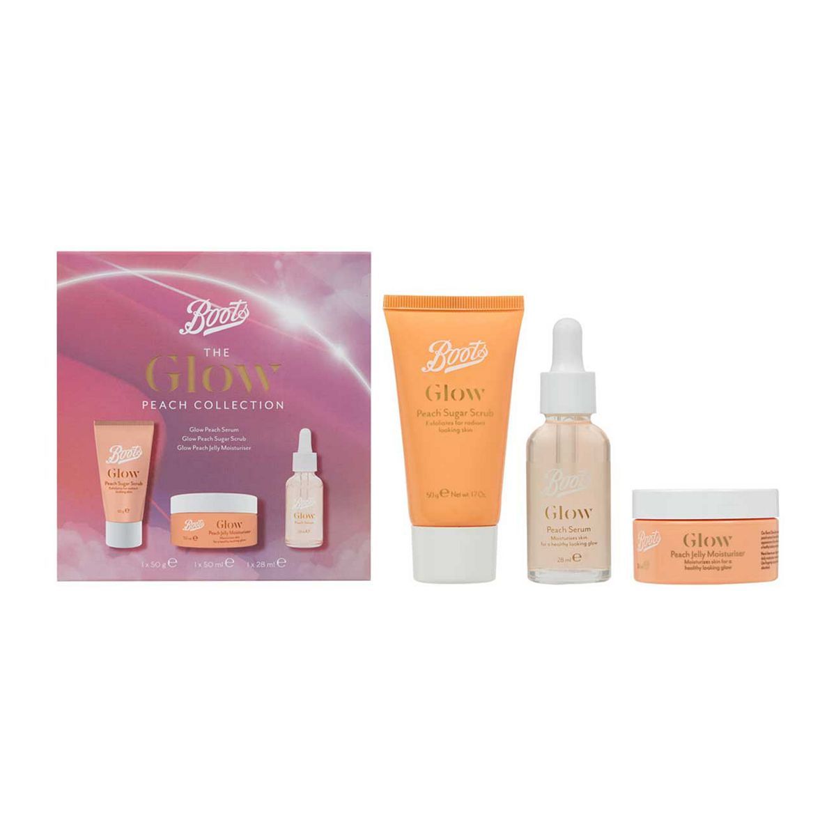 Boots Glow Peach Collection - McGrocer