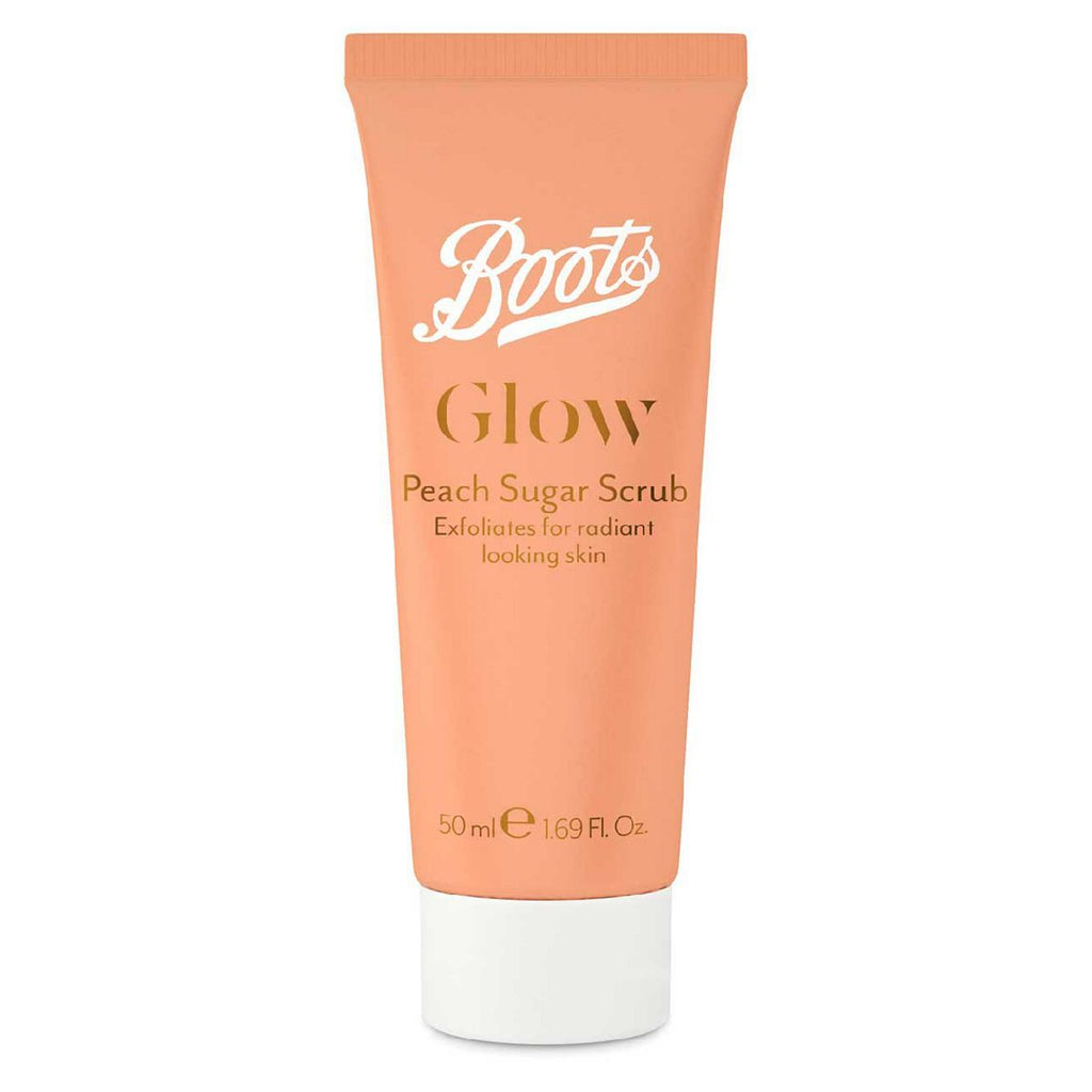 Boots Glow Peach Sugar Scrub 50g