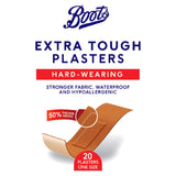 Boots Hard-Wearing Extra Tough Plasters - 20 Pack