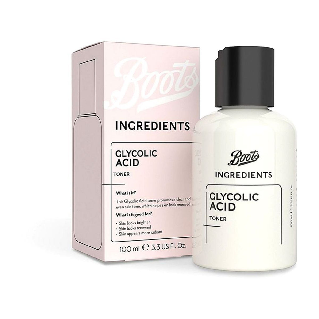 Boots Ingredients Glycolic Acid Toner 100ml