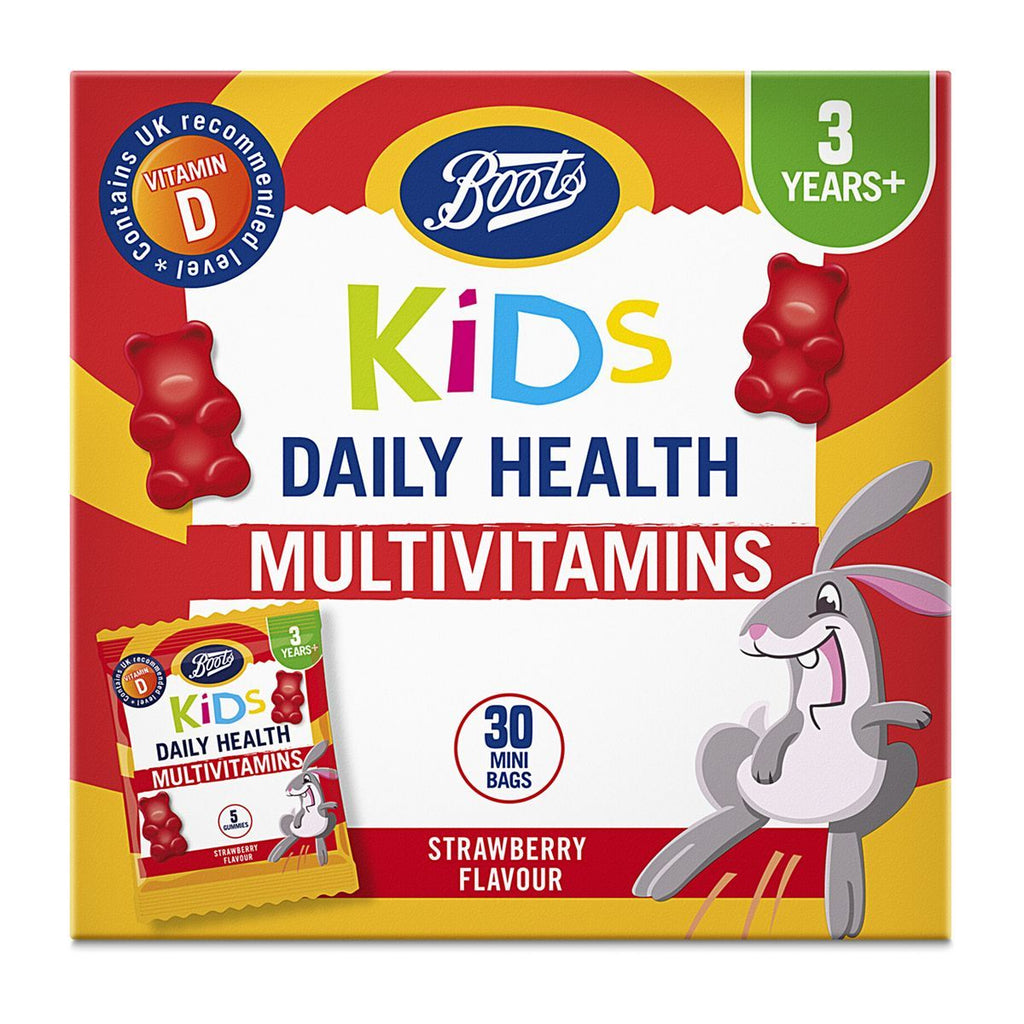 Boots Kids Daily Health Strawberry Multivitamins - 30 Mini Bags