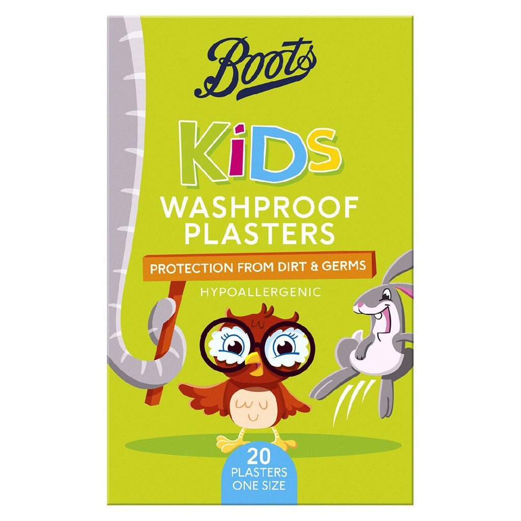 Boots Kids Washproof Plasters - 20 Pack