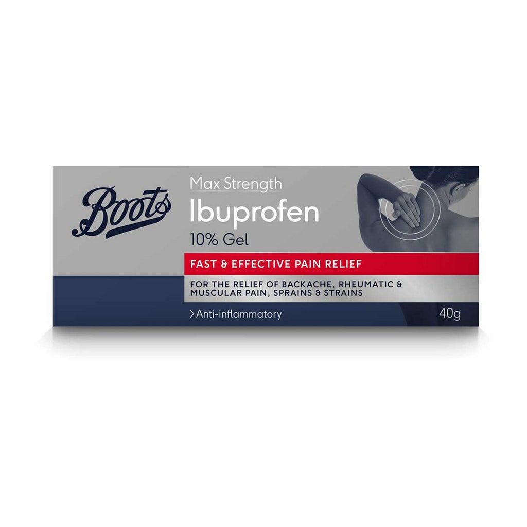 Boots Max Strength Ibuprofen 10% Gel - 40g