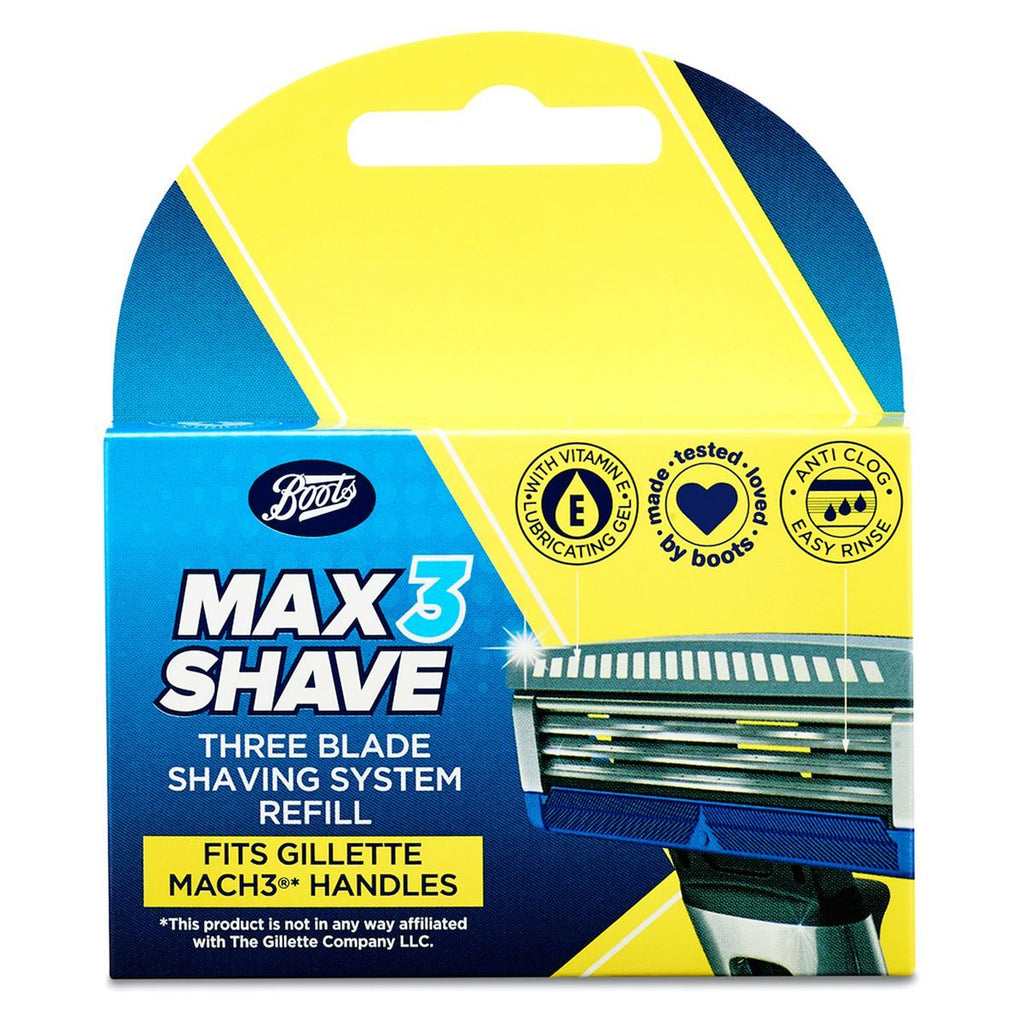 Boots Max3 Shave Three Blade Shaving System Refill