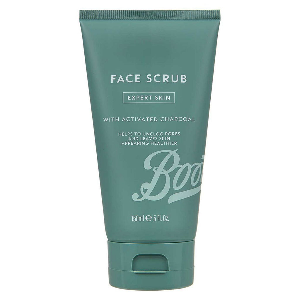 Boots Men Expert Skin Charcoal Face Scrub 150ml