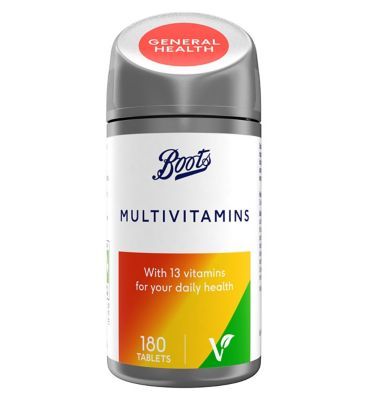 Boots Multivitamins 180 Tablets (6 month supply) - McGrocer