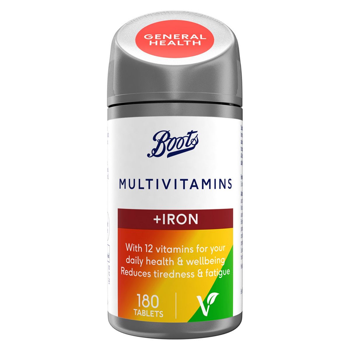 Boots Multivitamins with Iron 180 Tablets (6 month supply) - McGrocer