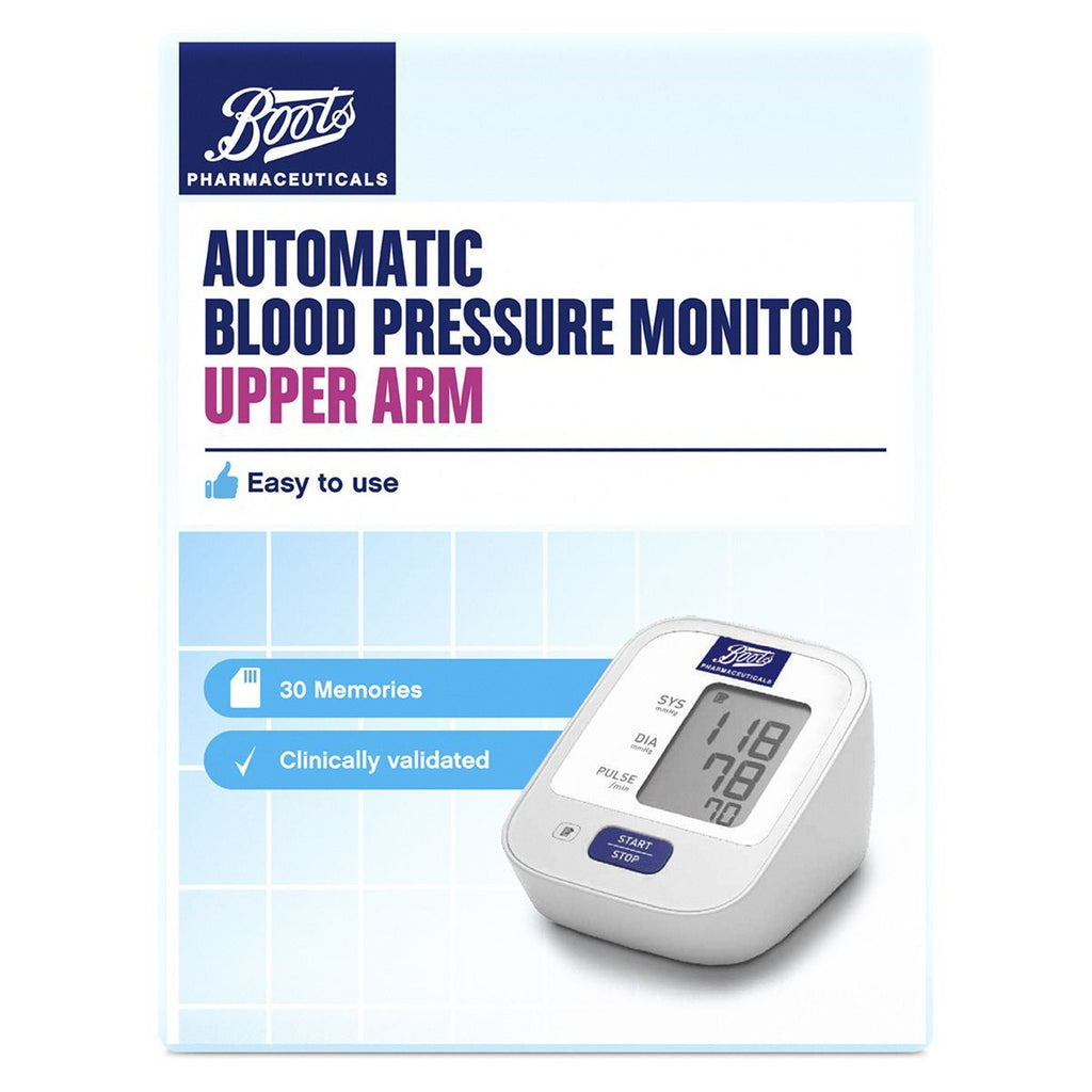 Boots Pharmaceuticals Blood Pressure Monitor - Upper Arm Unit 30 Memories