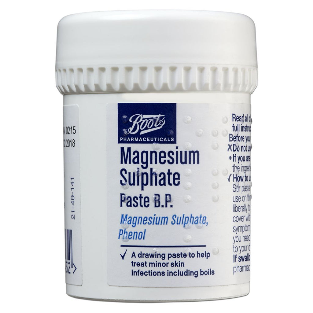 Boots Pharmaceuticals Magnesium Sulfate Paste B.P. (50g)