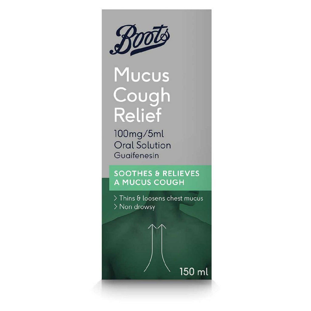 Boots Pharmaceuticals Mucus Cough Relief - 150ml