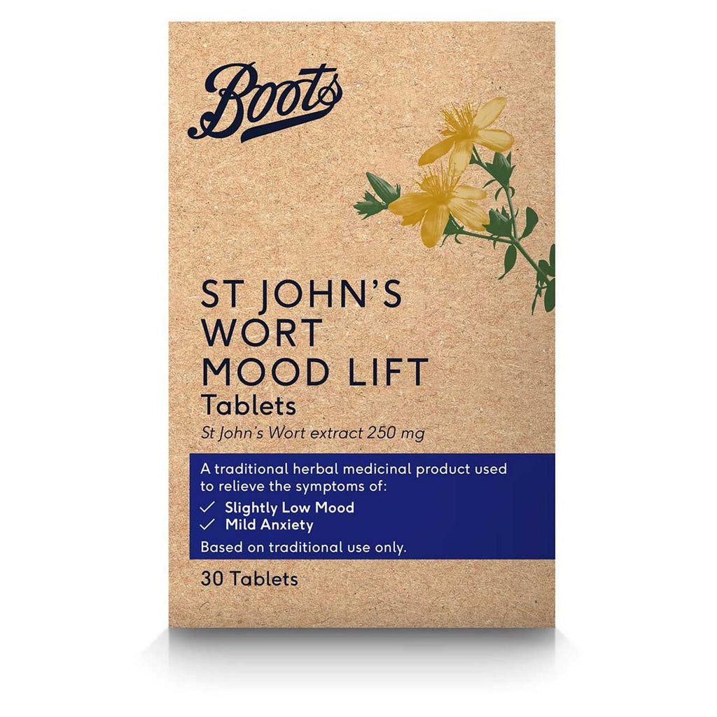 Boots Pharmaceuticals St John's Wort tablets - 30 x 250 mg