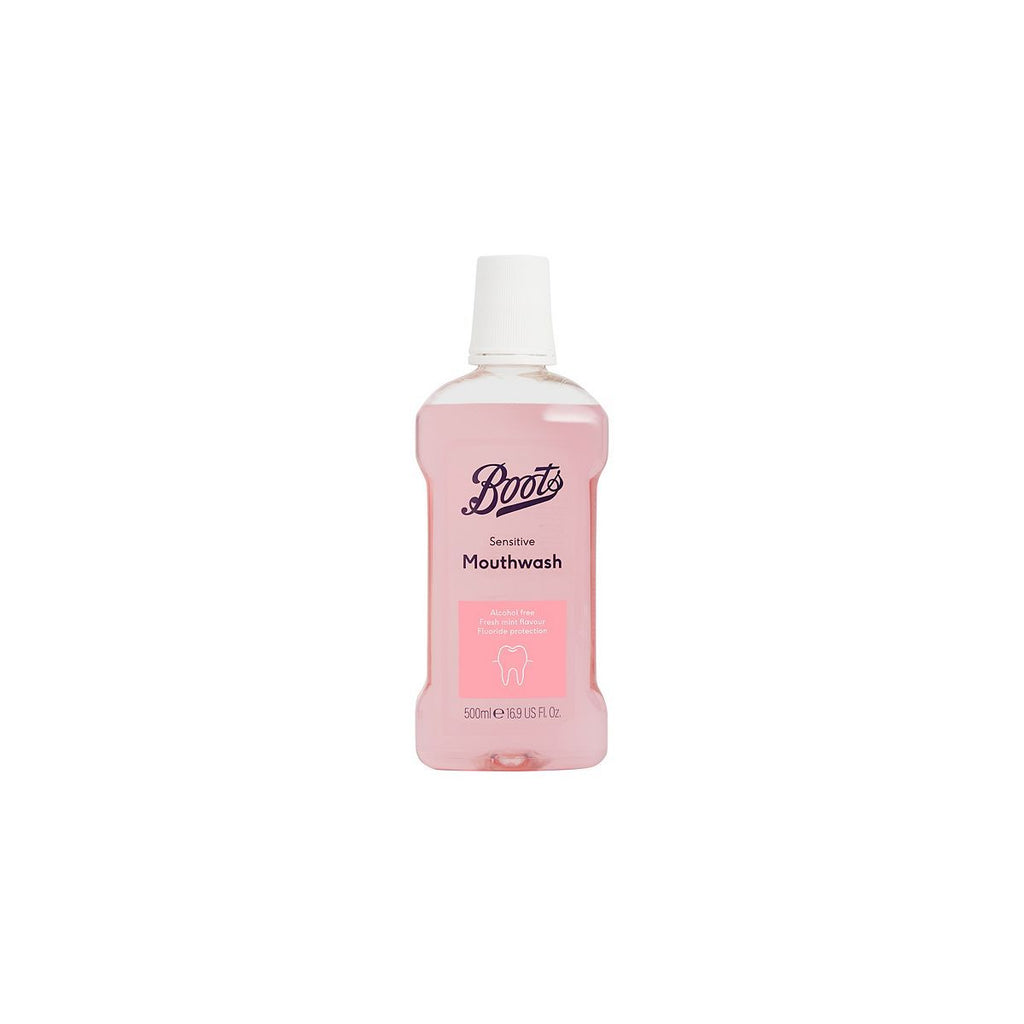 Boots Sensitive Mouthwash 500ml