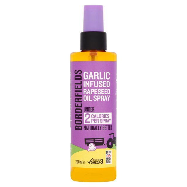 Borderfields Garlic Infused Rapeseed Oil Spray   200ml