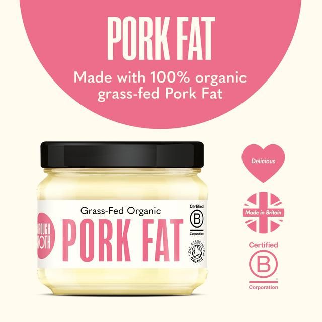 Borough Broth Co 100% Organic Pork Fat   250g