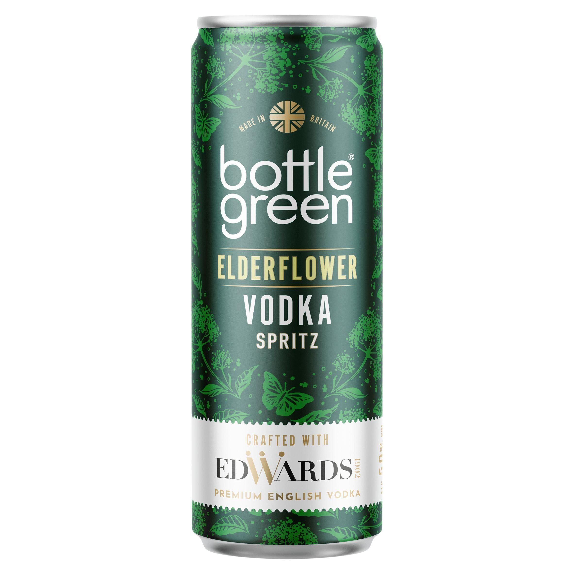 Bottlegreen Elderflower Vodka Spritz 250ml - McGrocer