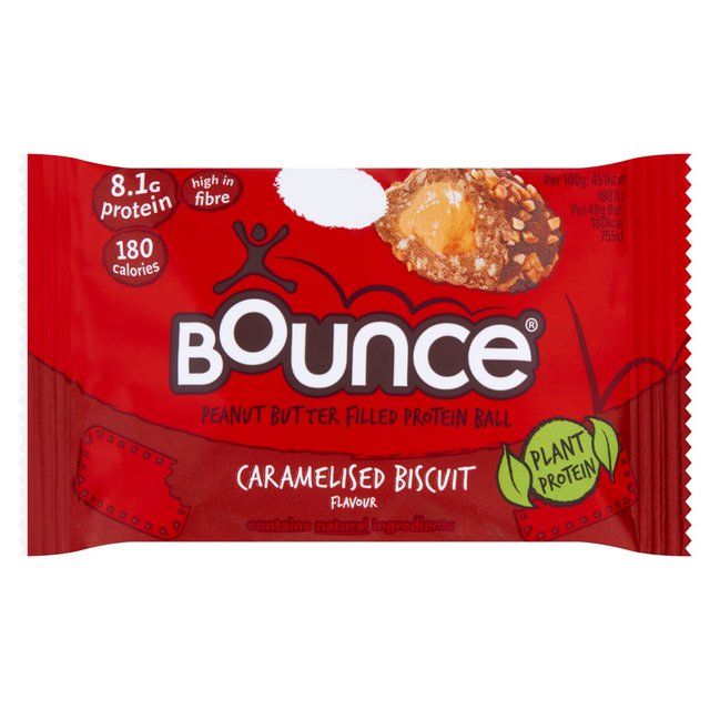 Bounce Filled Caramelised Biscuit Protein Ball   40g