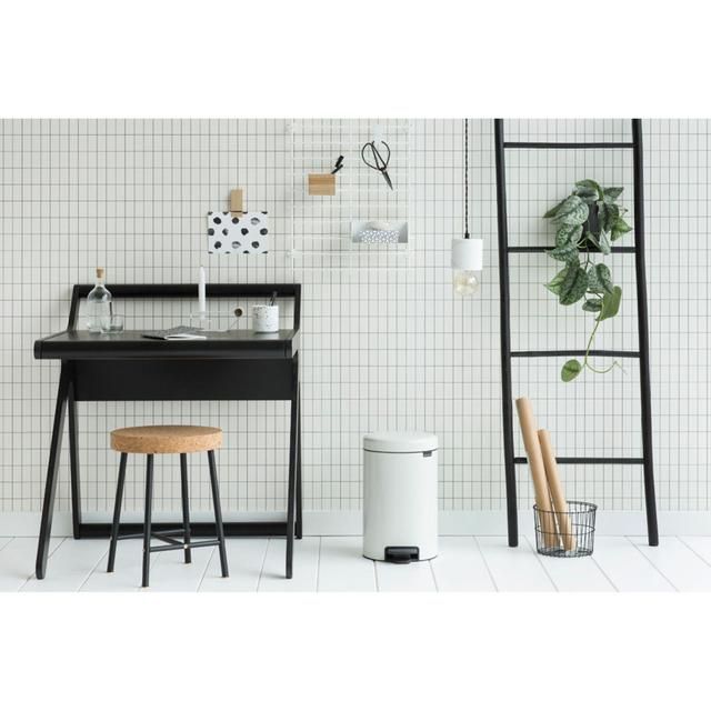 Brabantia 12 Litre White Pedal Bin