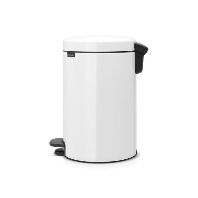 Brabantia 12 Litre White Pedal Bin