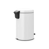 Brabantia 12 Litre White Pedal Bin