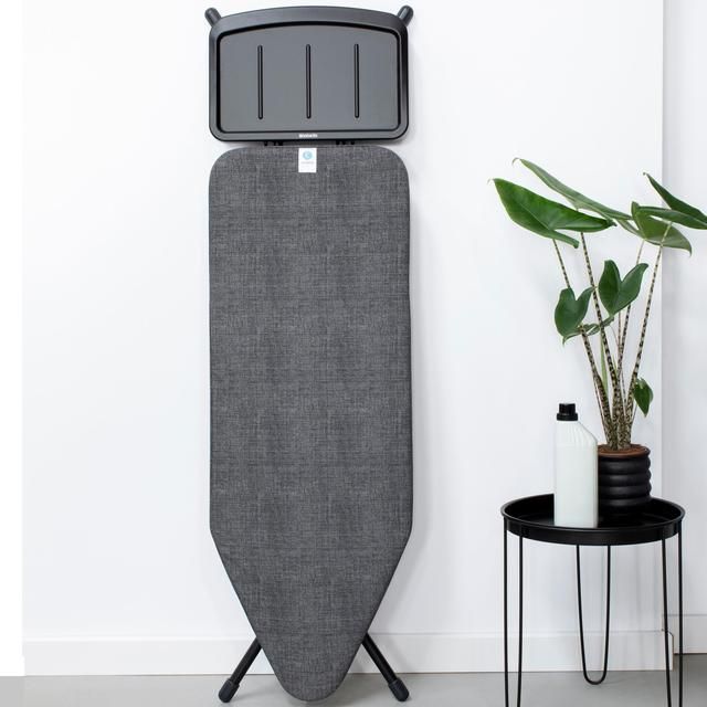 Brabantia 124cm x 45cm Denim Black  Ironing Board Cover 2mm foam