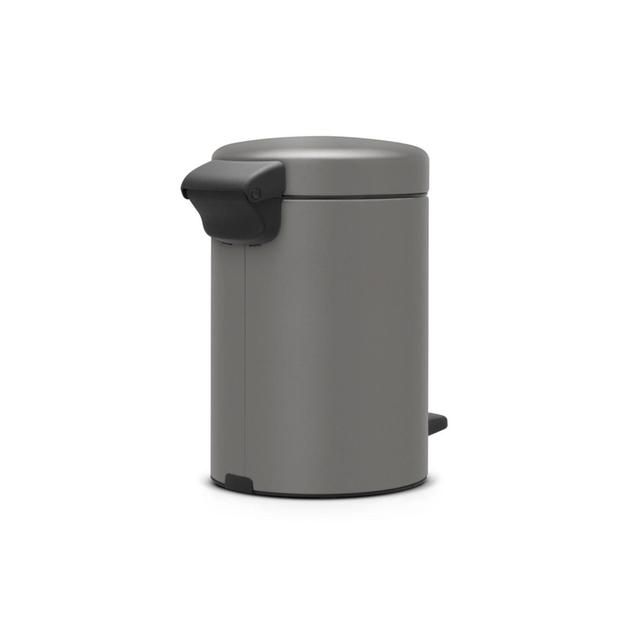 Brabantia 3 Litre Mineral Concrete Grey Pedal Bin