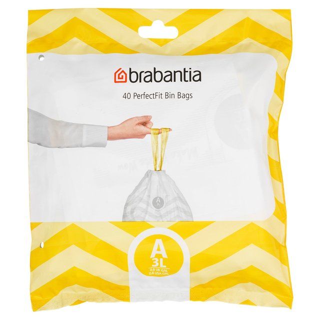 Brabantia A 3L Bin Liner Dispenser Pack   40 per pack