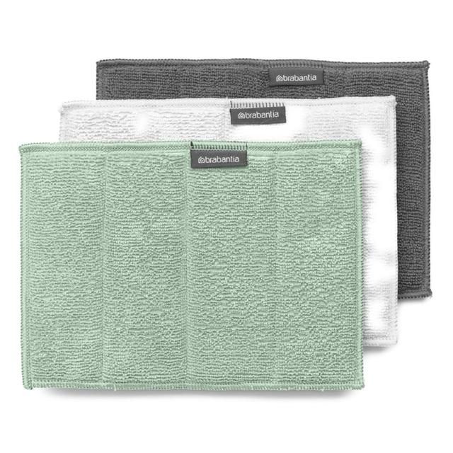 Brabantia Sinkside Microfibre Cleaning Pads Jade Green