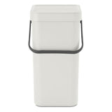 Brabantia Sort &amp;amp; Go Waste Bin 12L Light Grey