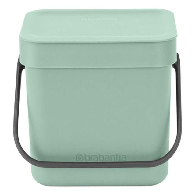 Brabantia Sort &amp;amp; Go Waste Bin 3L Jade Green