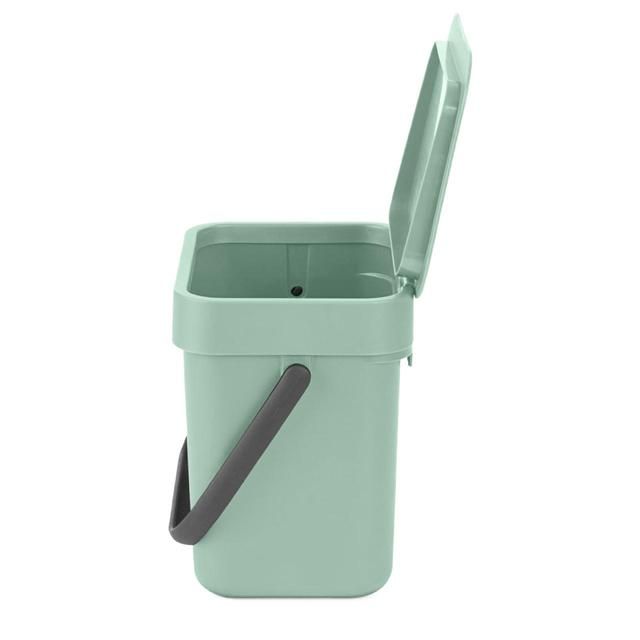 Brabantia Sort &amp;amp; Go Waste Bin 3L Jade Green