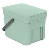 Brabantia Sort &amp;amp; Go Waste Bin 6L Jade Green