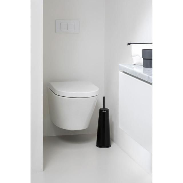 Brabantia Toilet Brush &amp;amp; Holder Matte Black