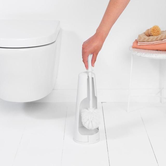 Brabantia Toilet Brush Set White