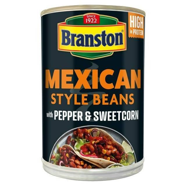 Branston Mexican Style Beans with Pepper & Sweetcorn 390g