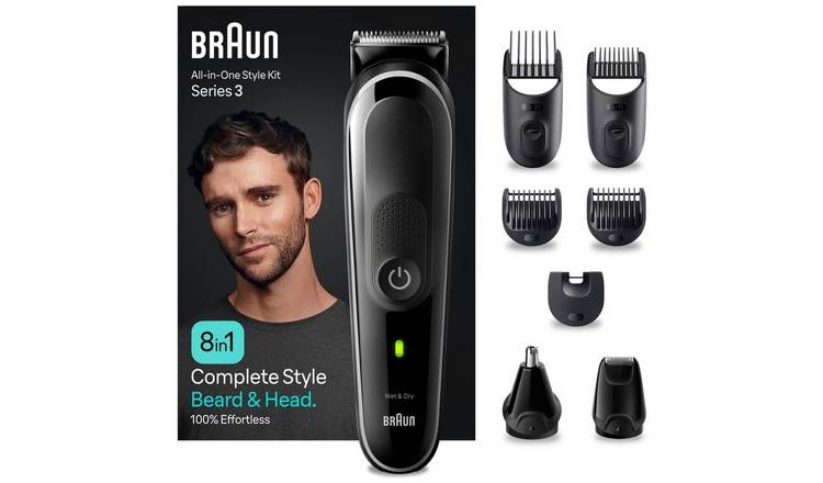 Braun 8-in-1 Beard Trimmer & Hair Clipper Kit MGK3440