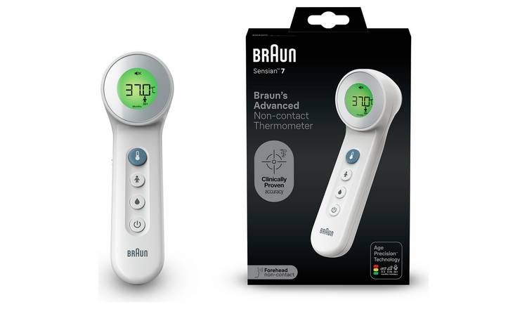 Braun BNT400 No Touch + Touch Thermometer with Age Precision