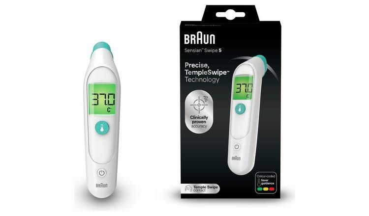 Braun BST200 TempleSwipe Forehead Thermometer