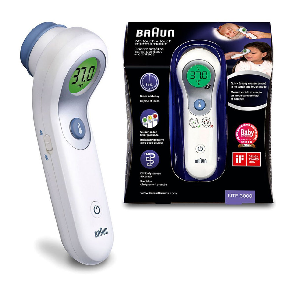 Braun No Touch + Forehead Thermometer NTF3000