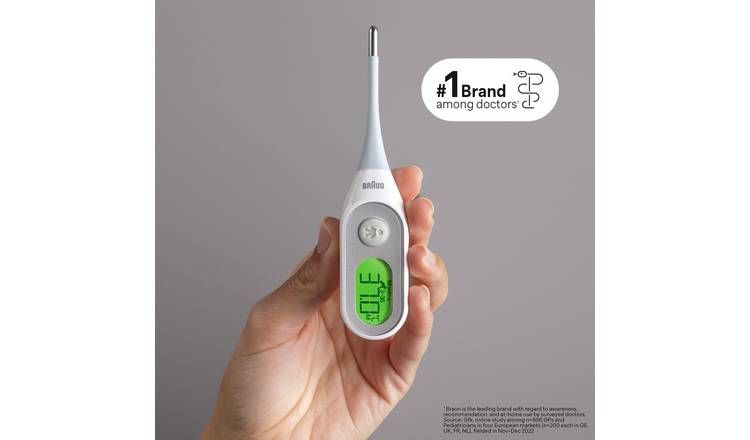 Braun PRT2000 Digital Stick Thermometer with Age Precision