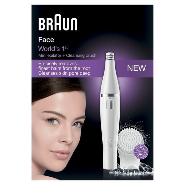 Braun SE810 Face Epilator and Facial Cleansing Brush